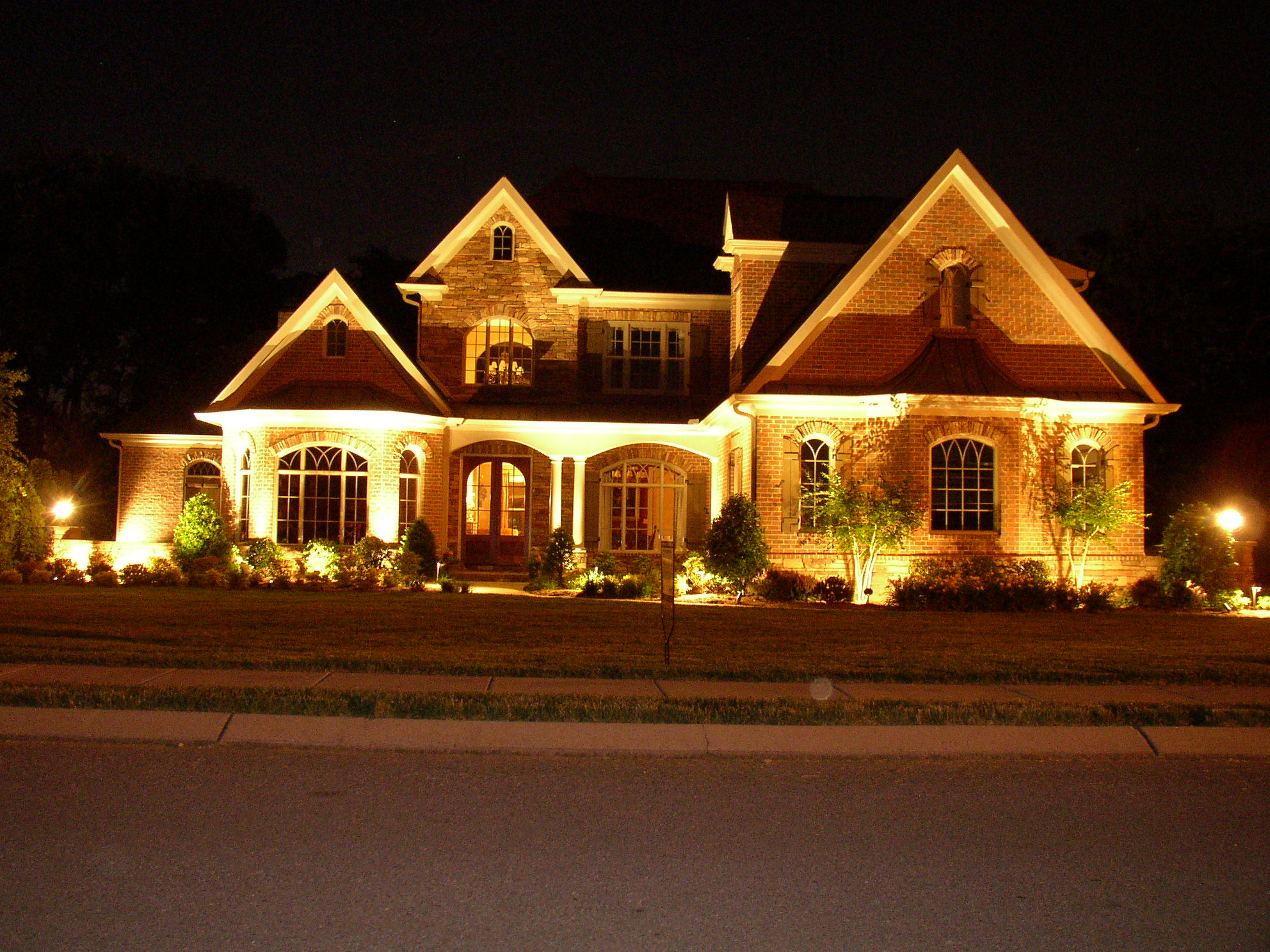 outside home ambient lighting